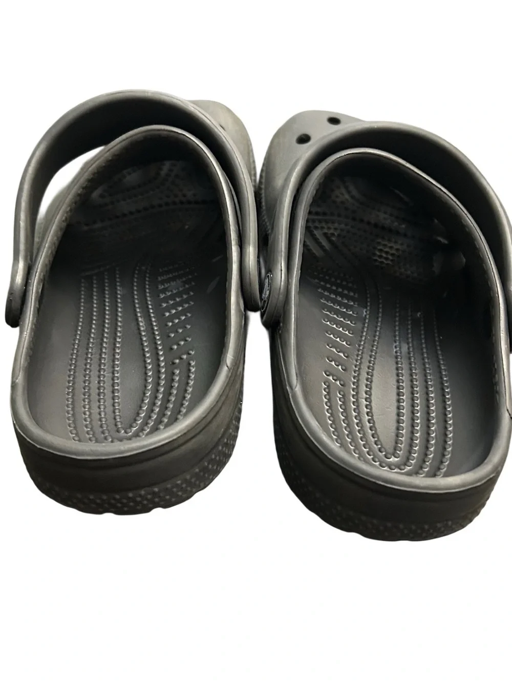 Crocs Classic Clogs Kids Junior Size 1 (J 1) Black Slip On Shoes Waterproof